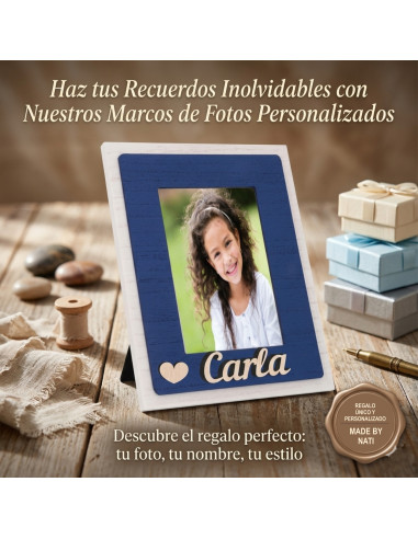 Portafotos personalizado con nombre