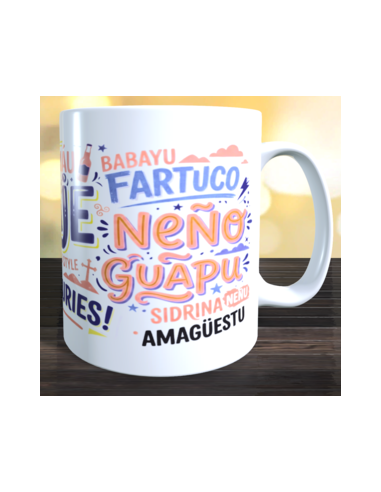 Taza expresiones en Asturiano