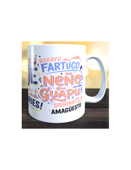 Taza expresiones en Asturiano