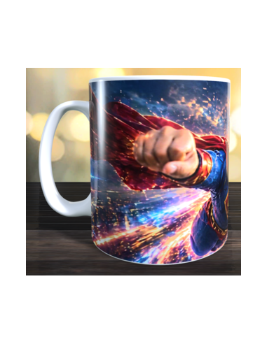 Taza foto súper héroe usando ia