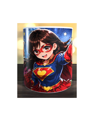 Taza super mamá usando ia