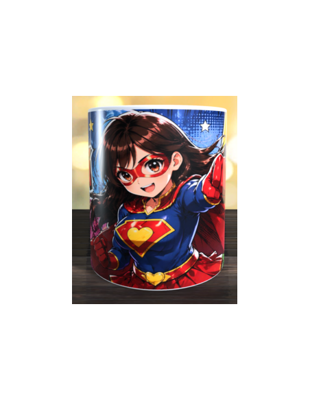 Taza super mamá usando ia