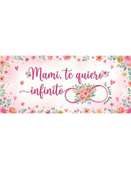 Taza mami te quiero infinito