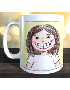 Taza foto a dibujo como un niño usando ia 2