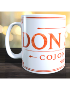 Taza DON sin DIN cojones en LATÍN