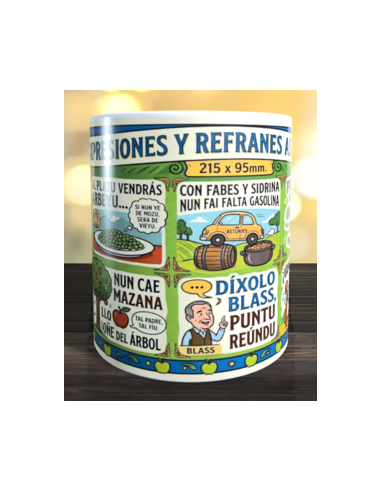 Taza expresiones Asturias