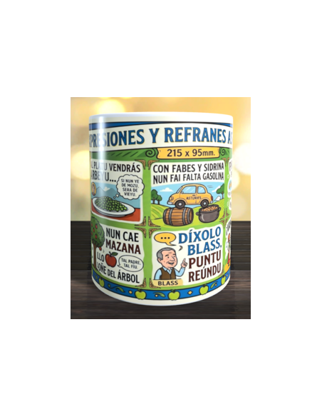 Taza expresiones Asturias