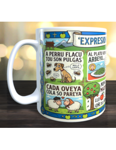 Taza expresiones Asturias