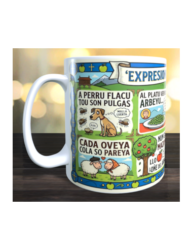 Taza expresiones Asturias