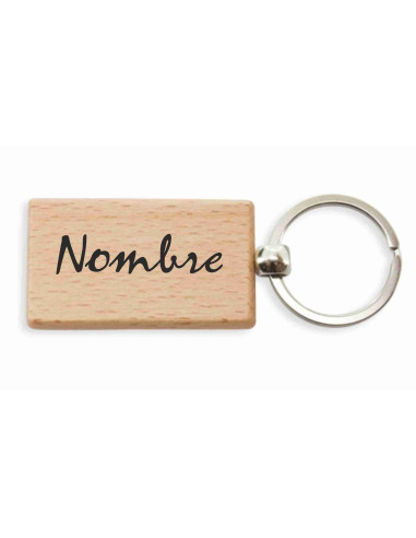 Llavero madera PERSONALIZADO