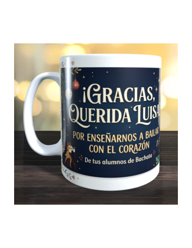 Taza regalo profe de BACHATA