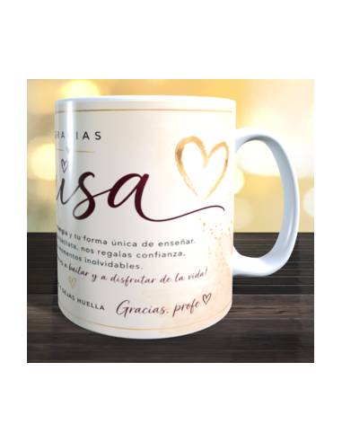 Taza regalo profe de BACHATA