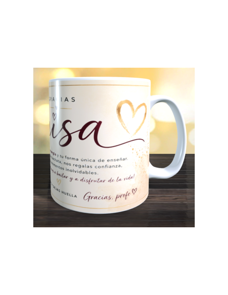 Taza regalo profe de BACHATA
