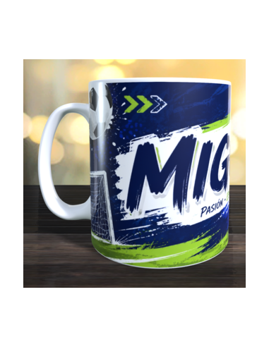 Taza futbol personalizada