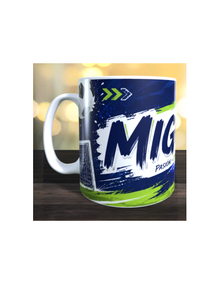 Taza futbol personalizada