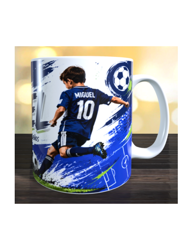 Taza futbol personalizada
