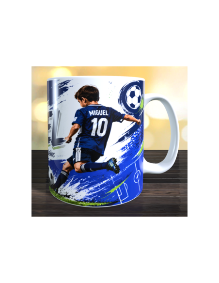 Taza futbol personalizada