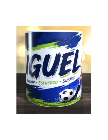 Taza futbol personalizada