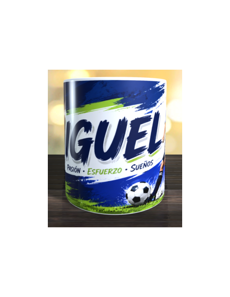 Taza futbol personalizada