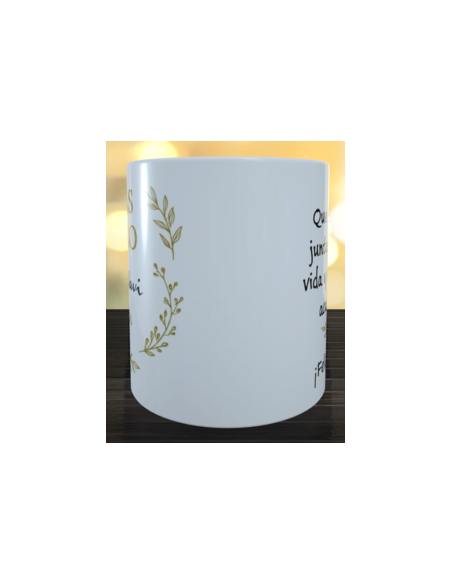 Taza bodas de oro