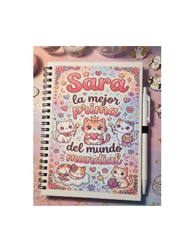 Libreta mejor prima (gatitos)