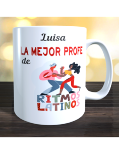 Taza regalo profesora de RITMOS LATINOS 2