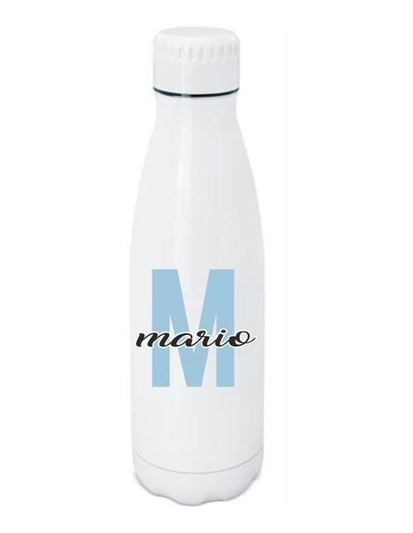Botella nombre e inicial