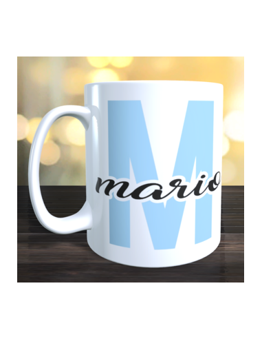 Taza nombre e inicial