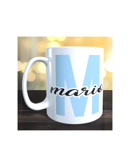 Taza nombre e inicial