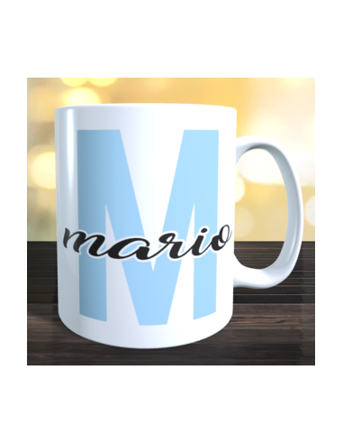 Taza nombre e inicial