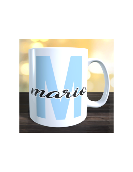 Taza nombre e inicial