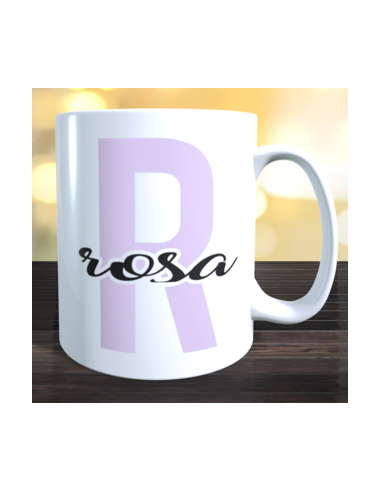 Taza nombre e inicial