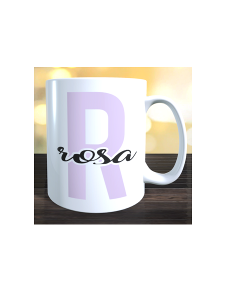 Taza nombre e inicial