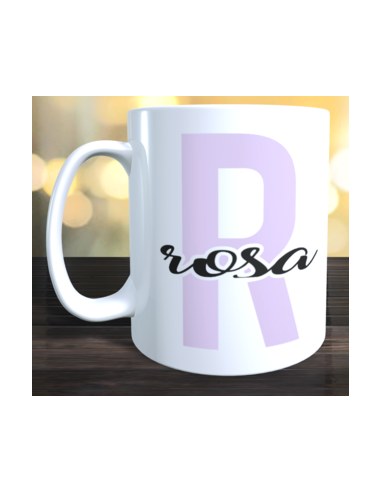 Taza nombre e inicial