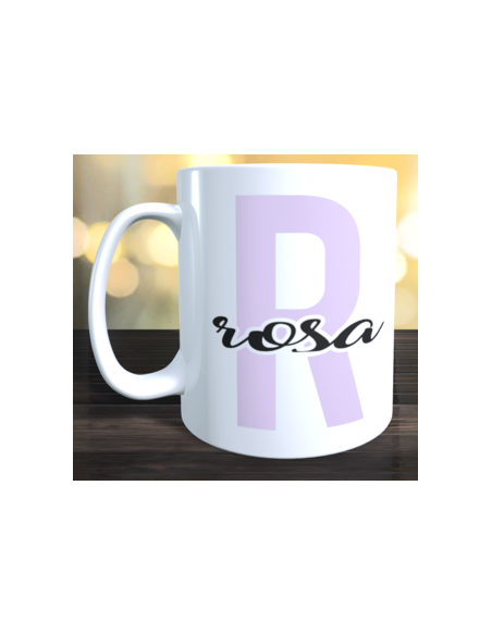 Taza nombre e inicial