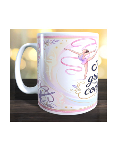 Taza regalo entrenadora gimnasia ritmica