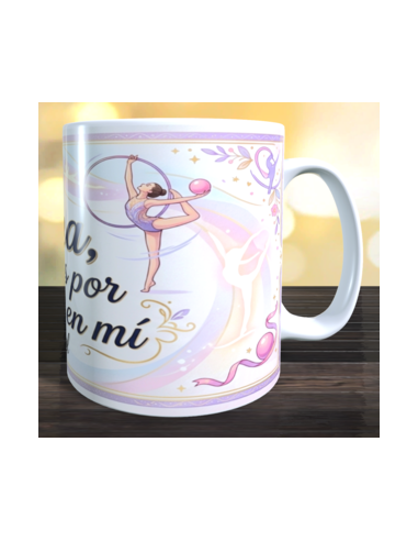 Taza regalo entrenadora gimnasia ritmica