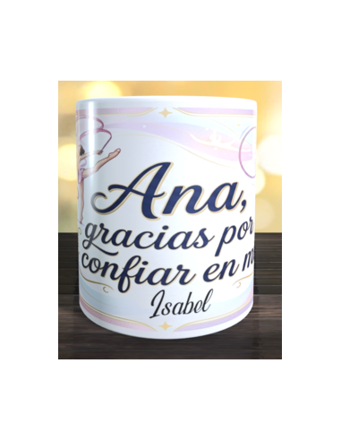 Taza regalo entrenadora gimnasia ritmica