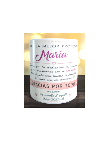 Taza para la mejor profesora