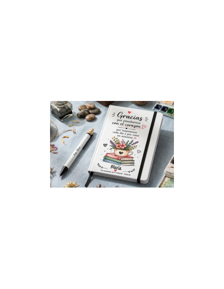 Pack Profe: Libreta A5 + Boli regalo