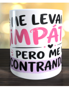 Taza me levanto simpática pero me voy encontrando gente 2
