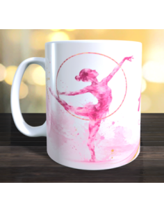 Taza gimnasia rítmica con aro