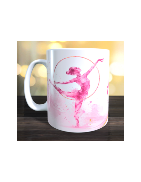 Taza gimnasia rítmica con aro