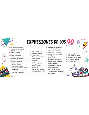 Taza expresiones de los 90