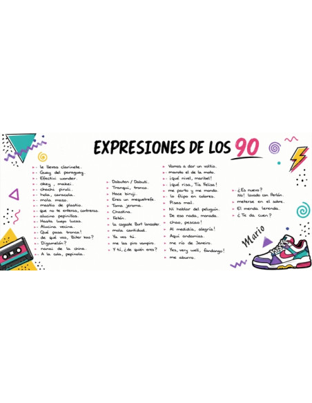 Taza expresiones de los 90