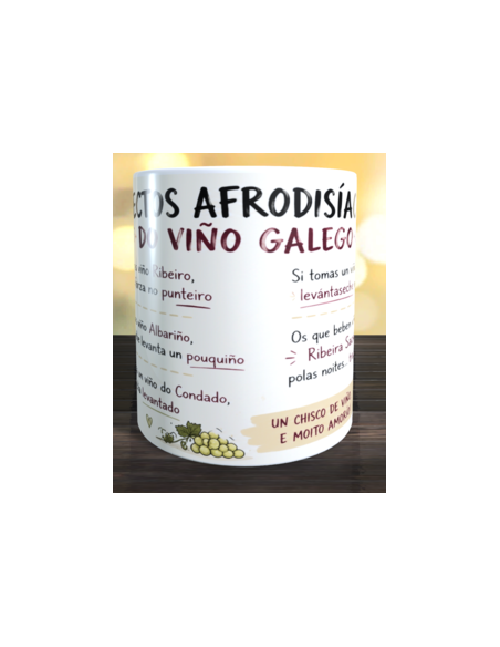 Taza efectos afrodisiacos do viño galego