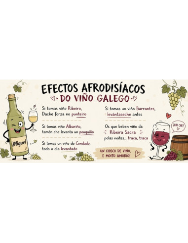 Taza efectos afrodisiacos do viño galego