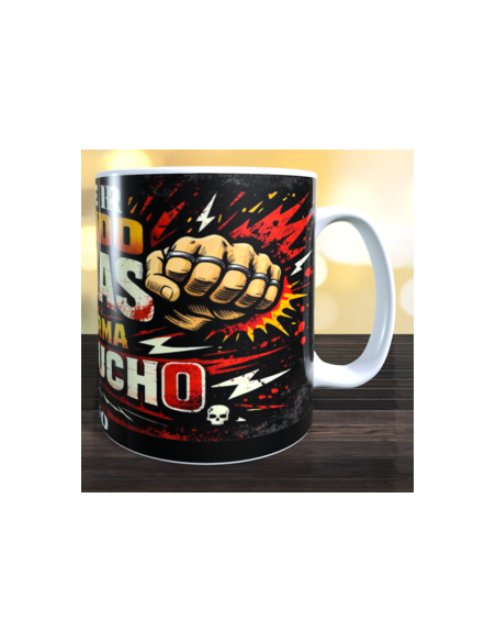 Taza hay que soltando hostias que el karma tarda mucho