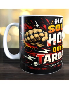 Taza hay que soltando hostias que el karma tarda mucho