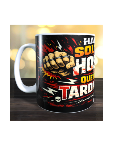 Taza hay que soltando hostias que el karma tarda mucho